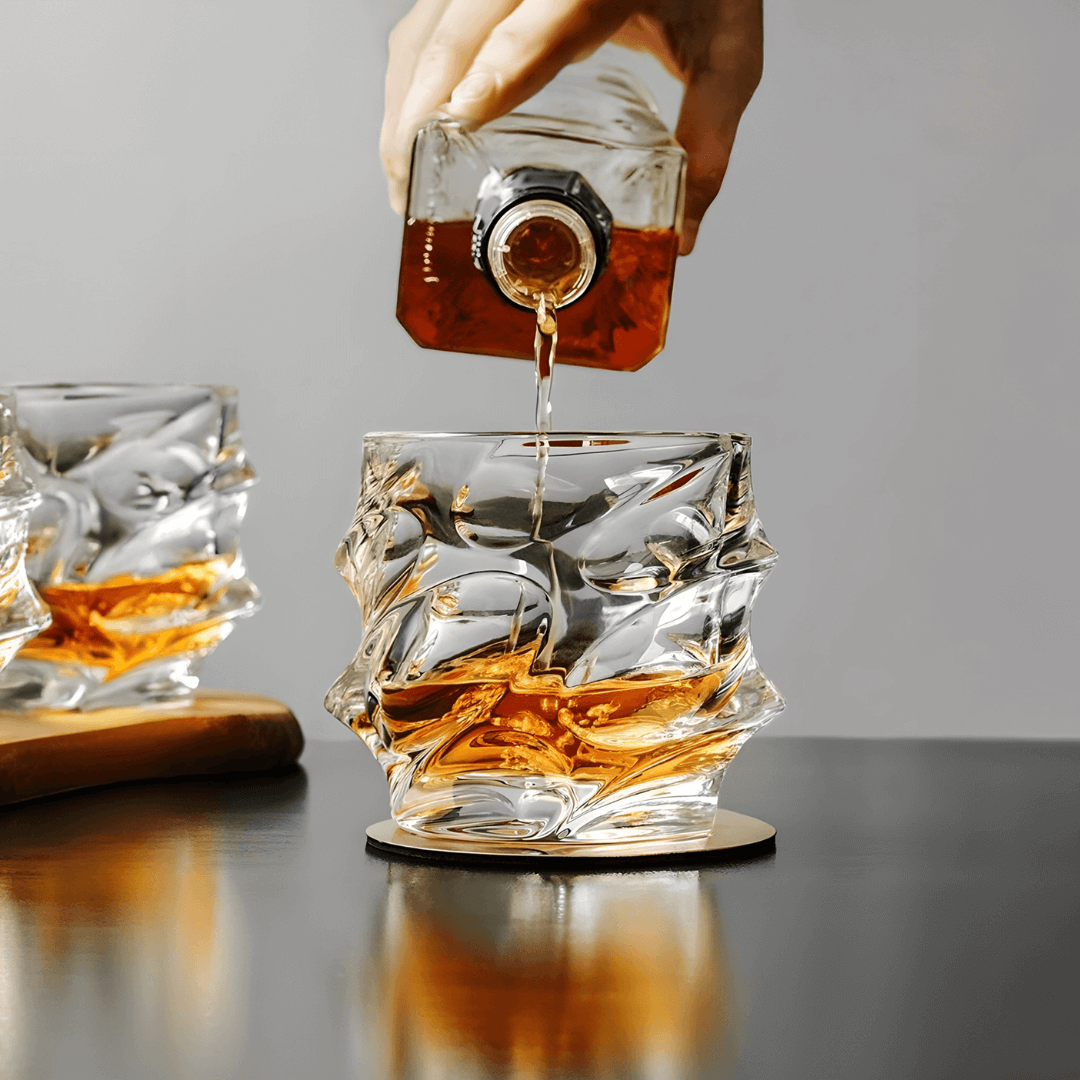 Japonský Křišťálový Whisky Pohár Arashi