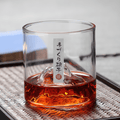 Whiskey Sklenice s Japonským Krystalem ve Tvaru Hory Fuji