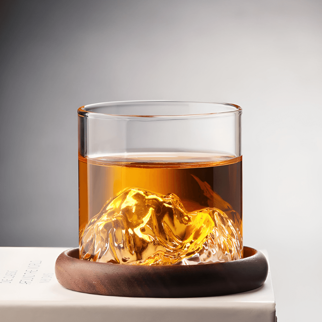 Whiskey Sklenice s Japonským Krystalem ve Tvaru Hory Fuji