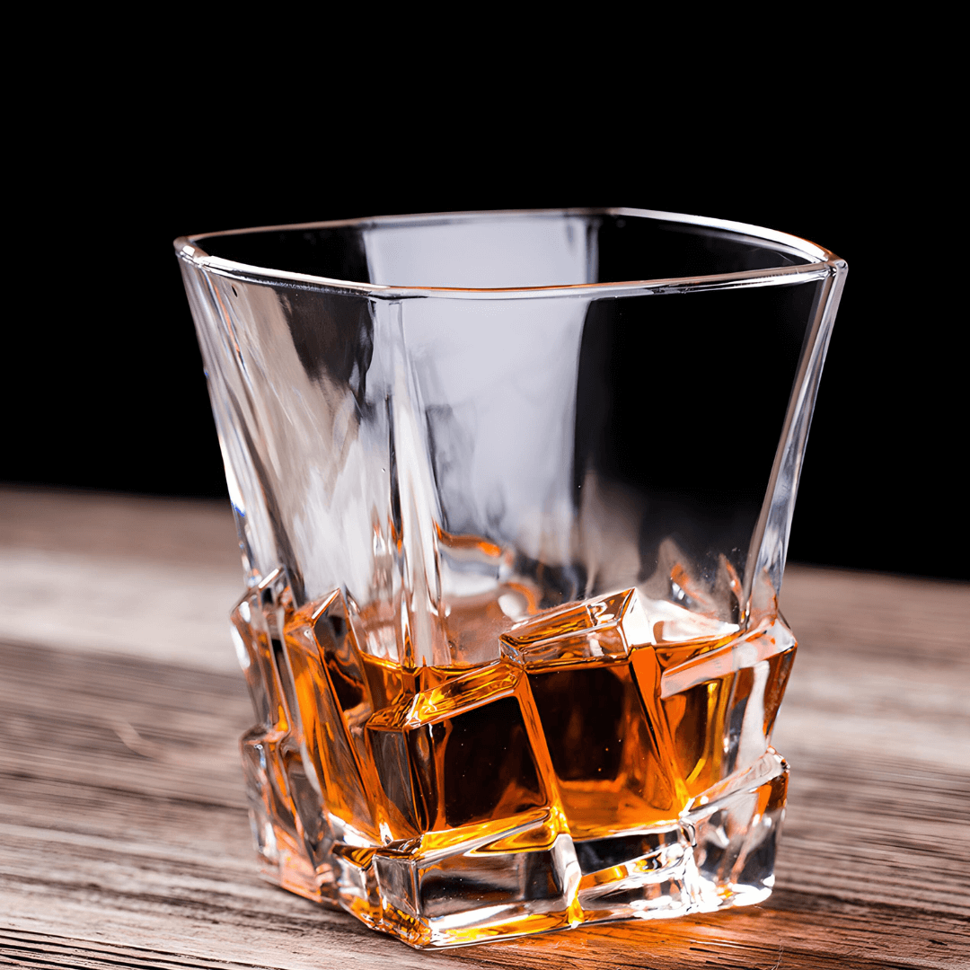 Japonský krystalový whiskey pohár Iwa