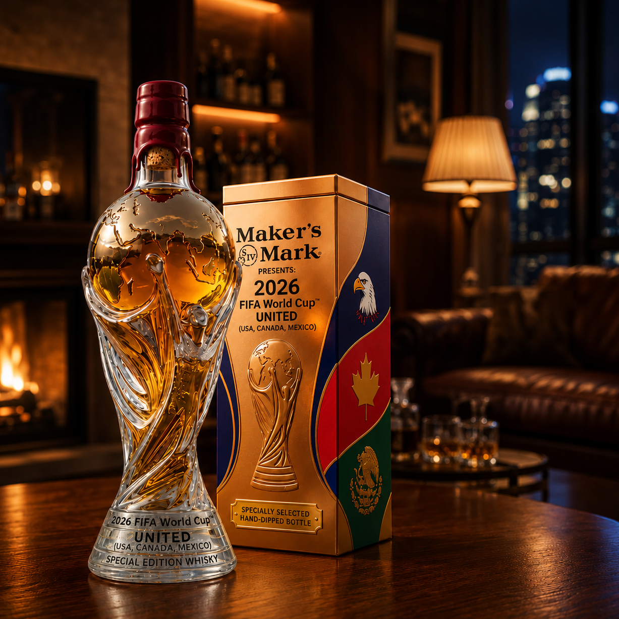 Karafa na whiskey - Edice Mistrovství světa 2026