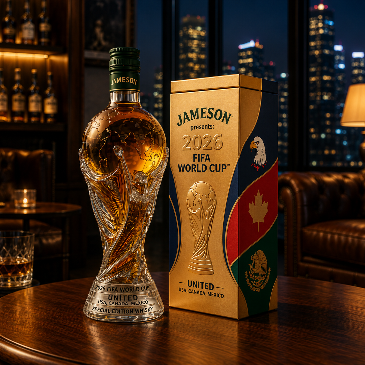Karafa na whiskey - Edice Mistrovství světa 2026