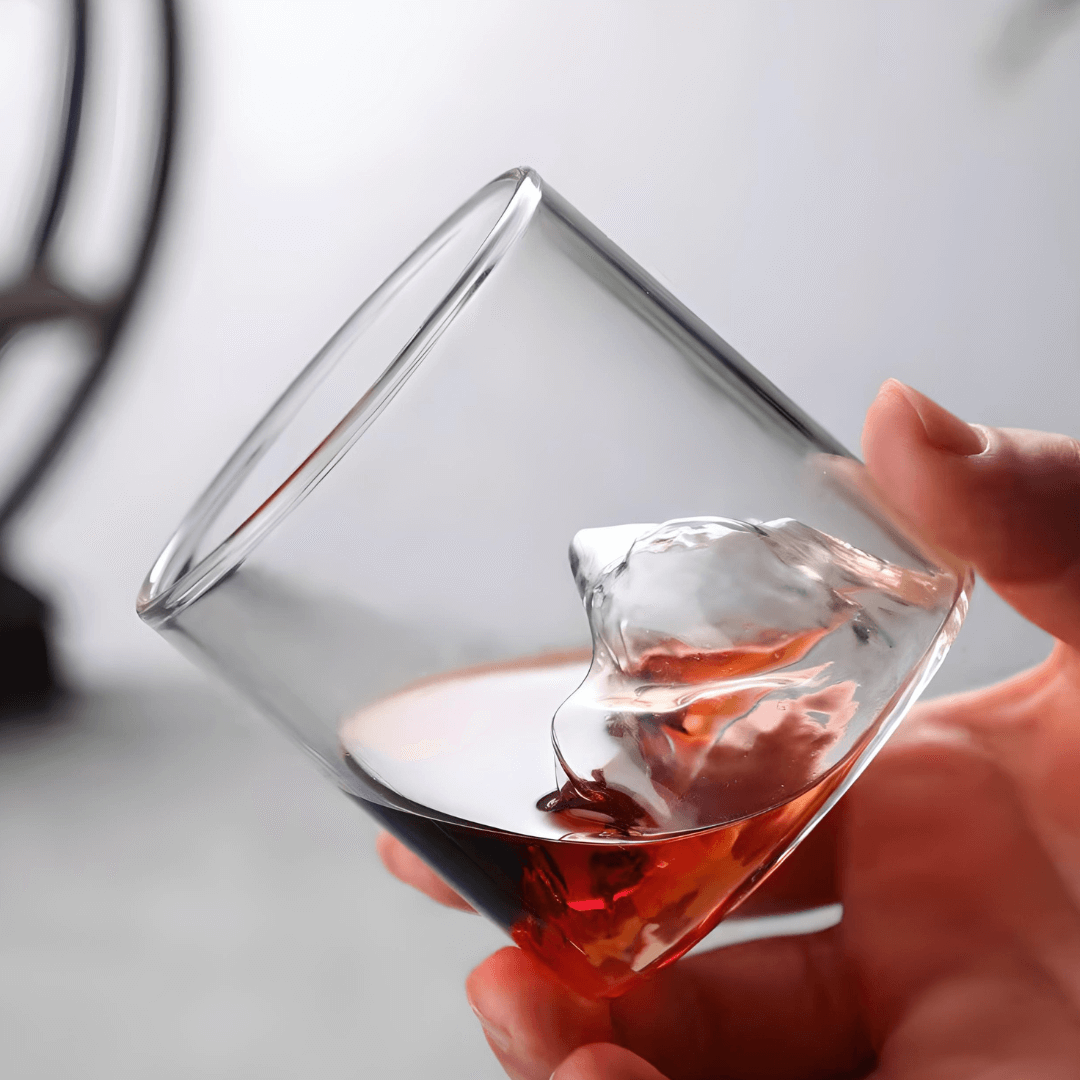 Whiskey Sklenice s Japonským Krystalem ve Tvaru Hory Fuji