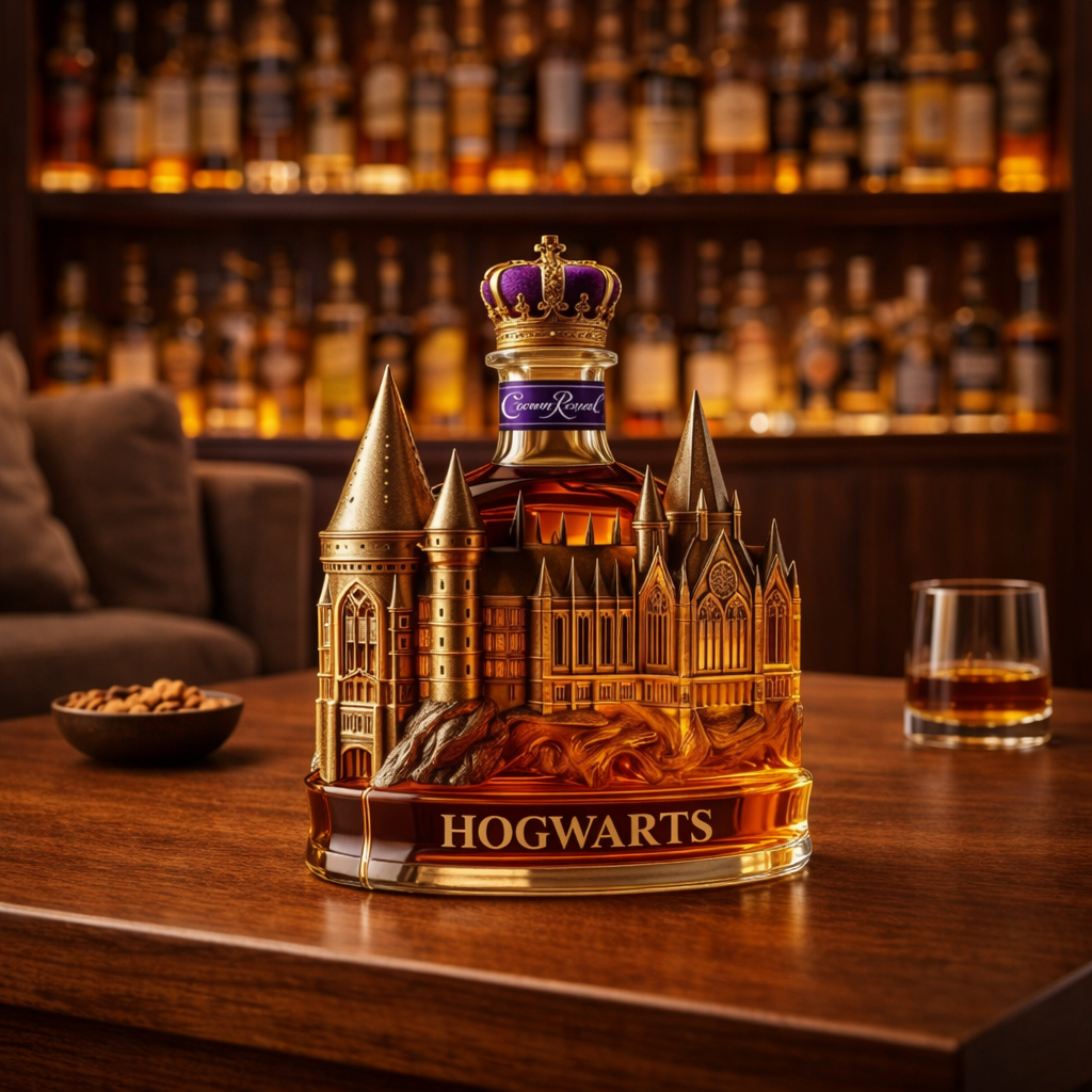 Karafa na whisky - Edice hradu Bradavice