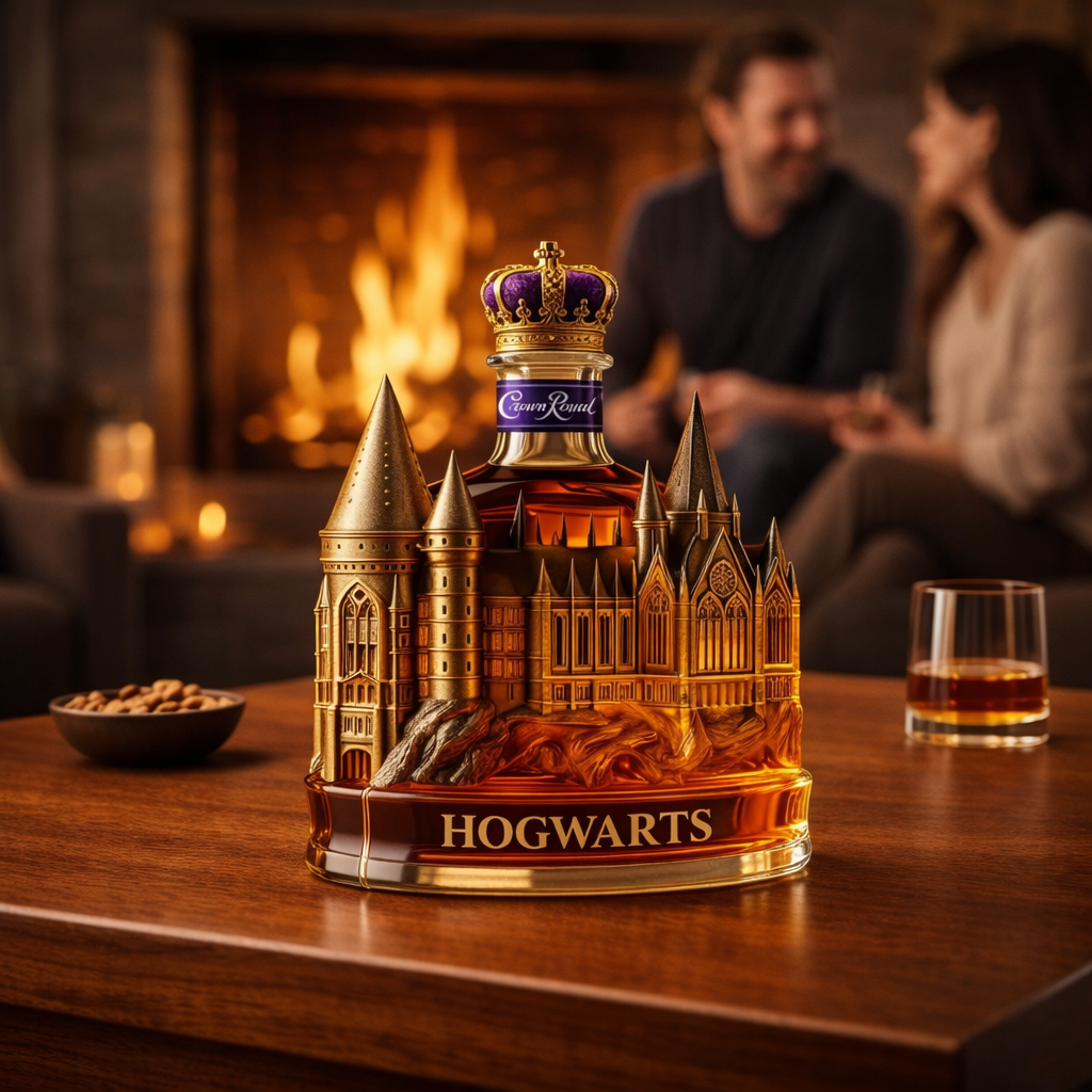 Karafa na whisky - Edice hradu Bradavice