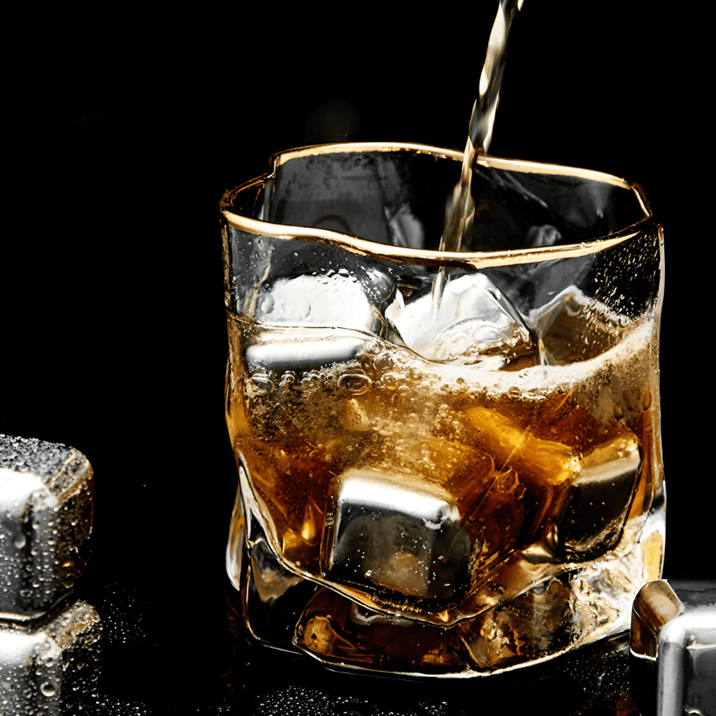 Hoshi Gold Japonský Křišťálový Pohár na Whiskey