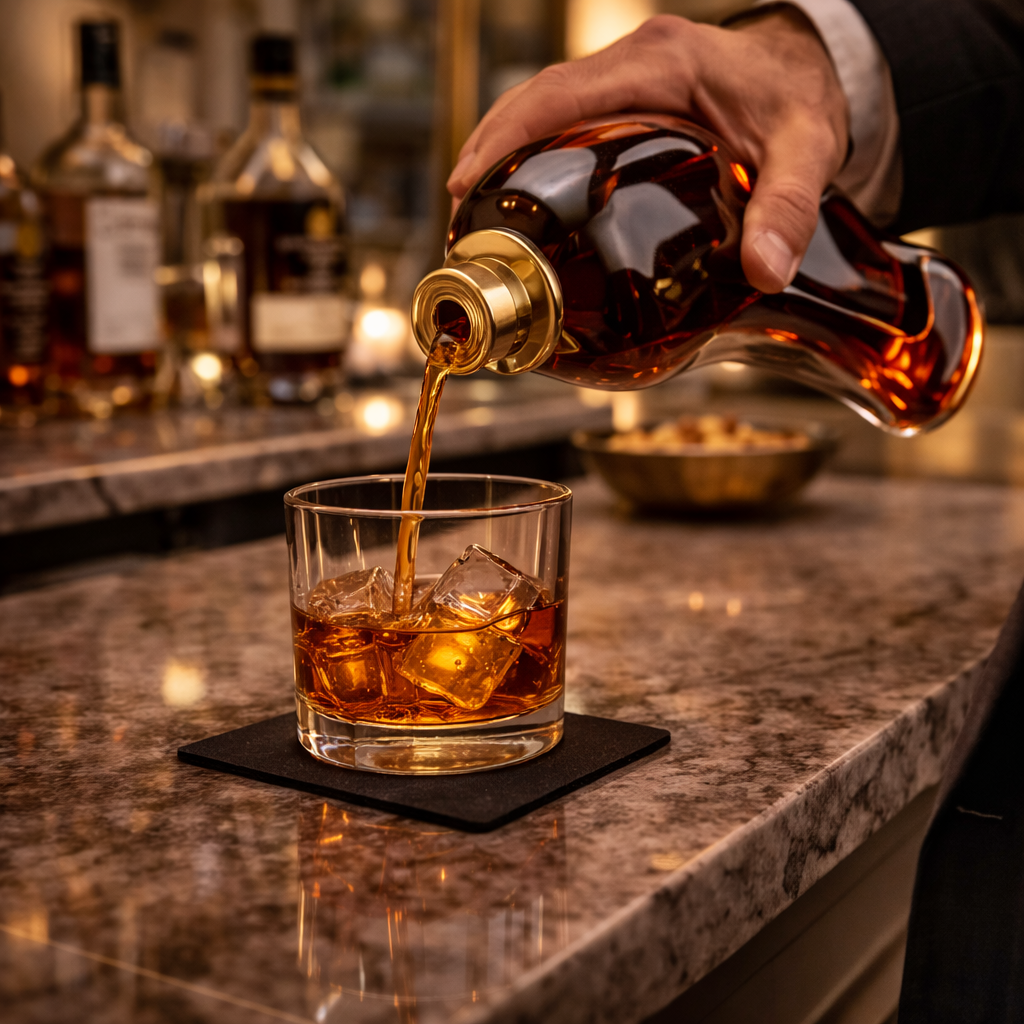 Karafa na whiskey - Edice vysokého podpatku