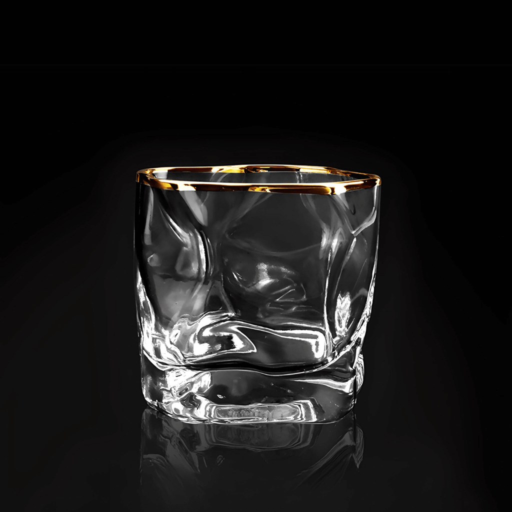 Hoshi Gold Japonský Křišťálový Pohár na Whiskey