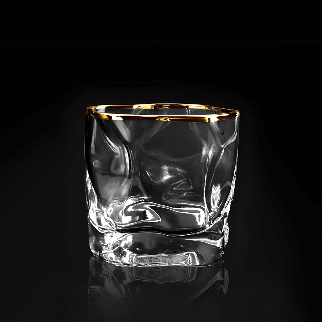 Hoshi Gold Japonský Křišťálový Pohár na Whiskey