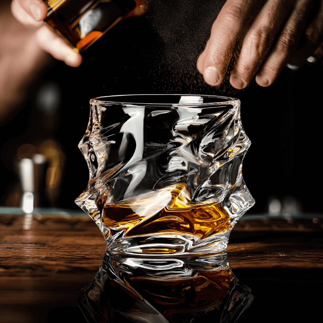 Japonský Křišťálový Whisky Pohár Arashi