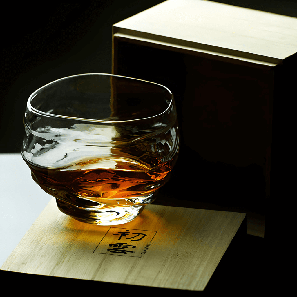 Japonská krystalová sklenice na whisky Kai