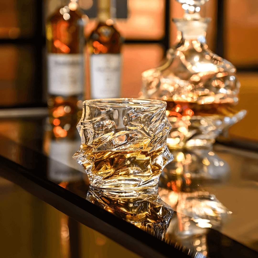 Japonský Křišťálový Whisky Pohár Arashi
