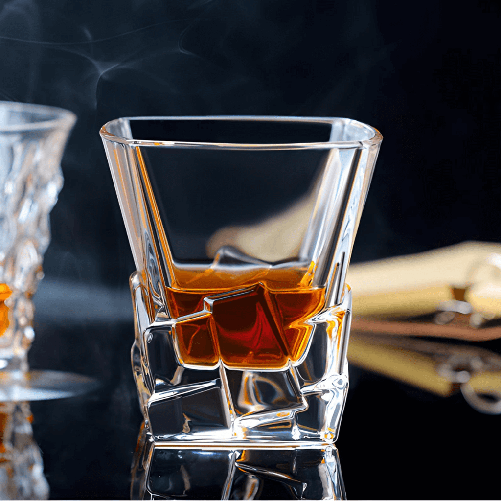 Japonský krystalový whiskey pohár Iwa