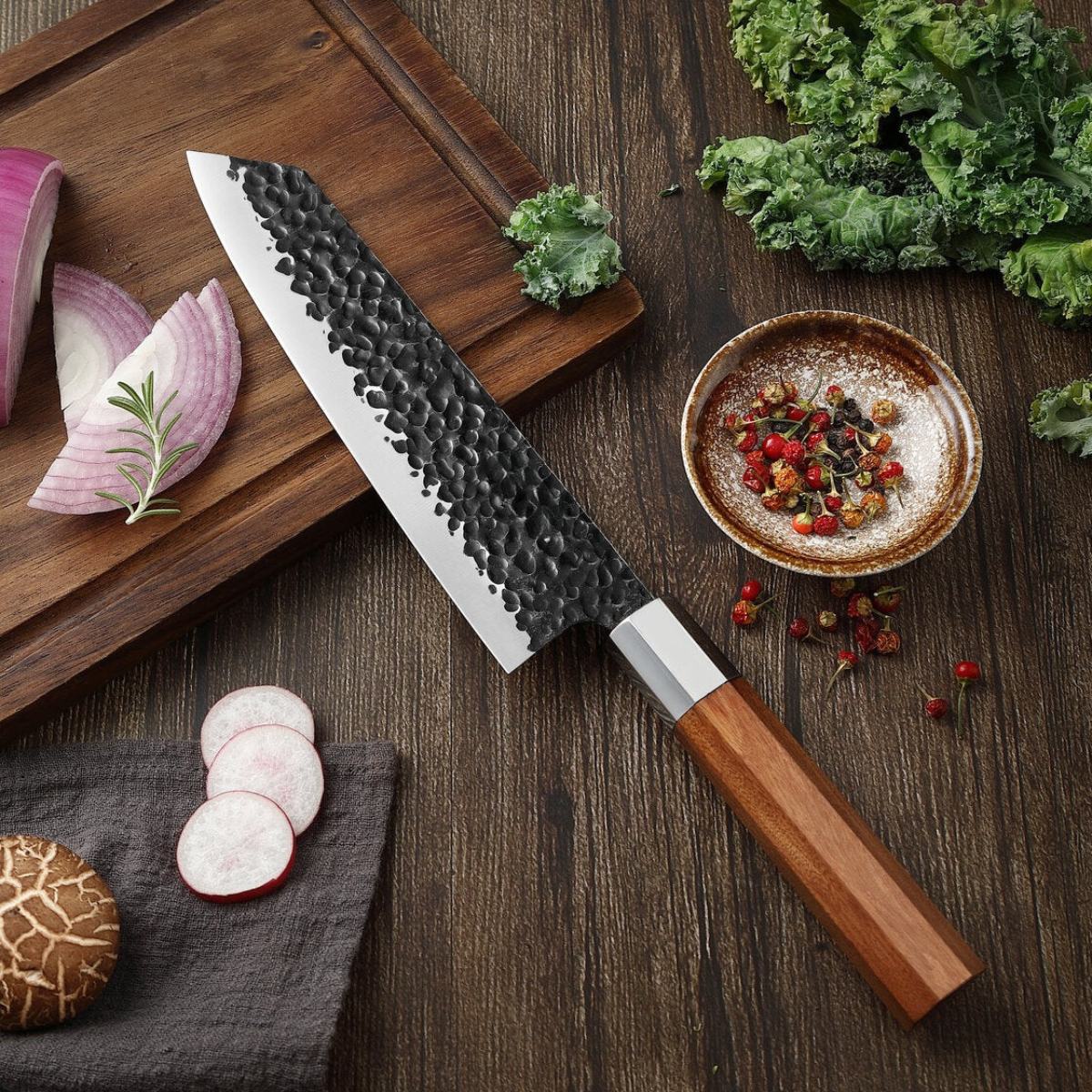Kiritsuke nůž z nerezové oceli – přesná čepel 34,5 cm