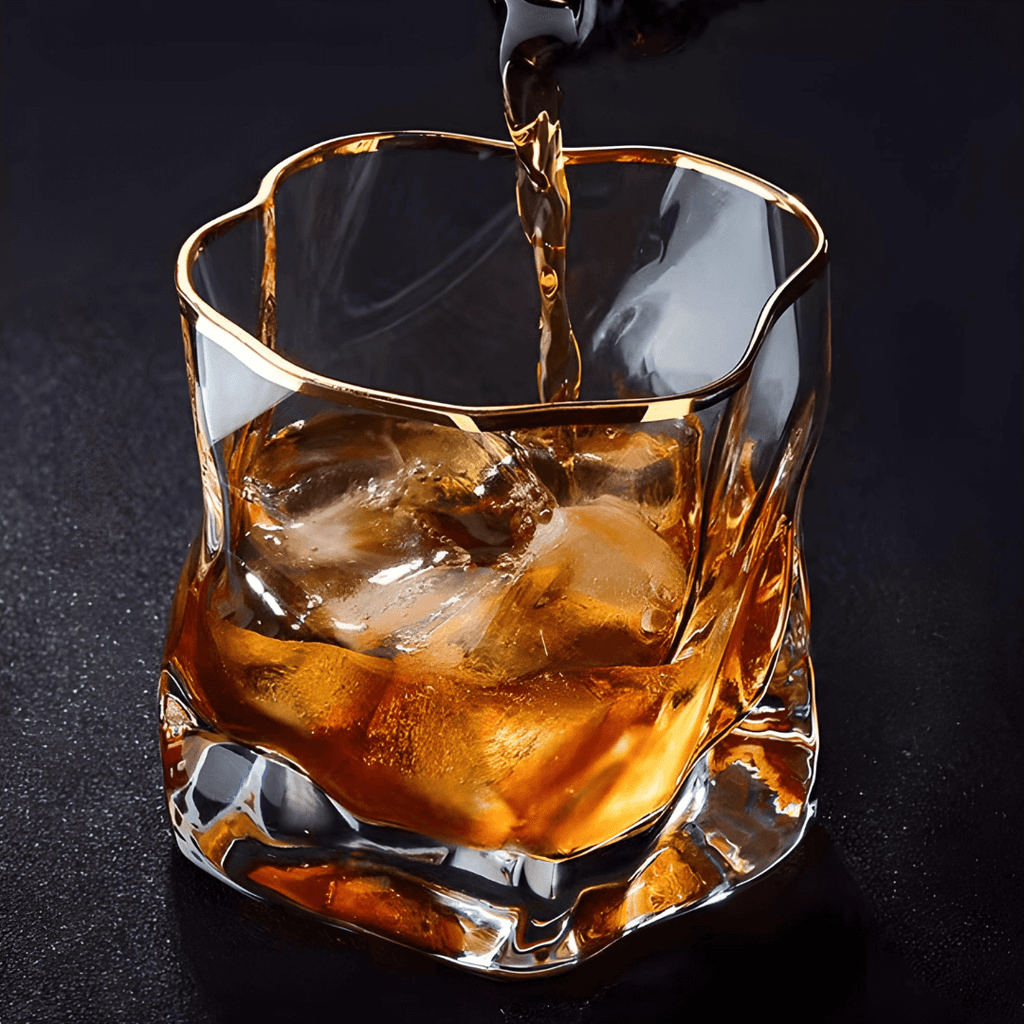 Hoshi Gold Japonský Křišťálový Pohár na Whiskey