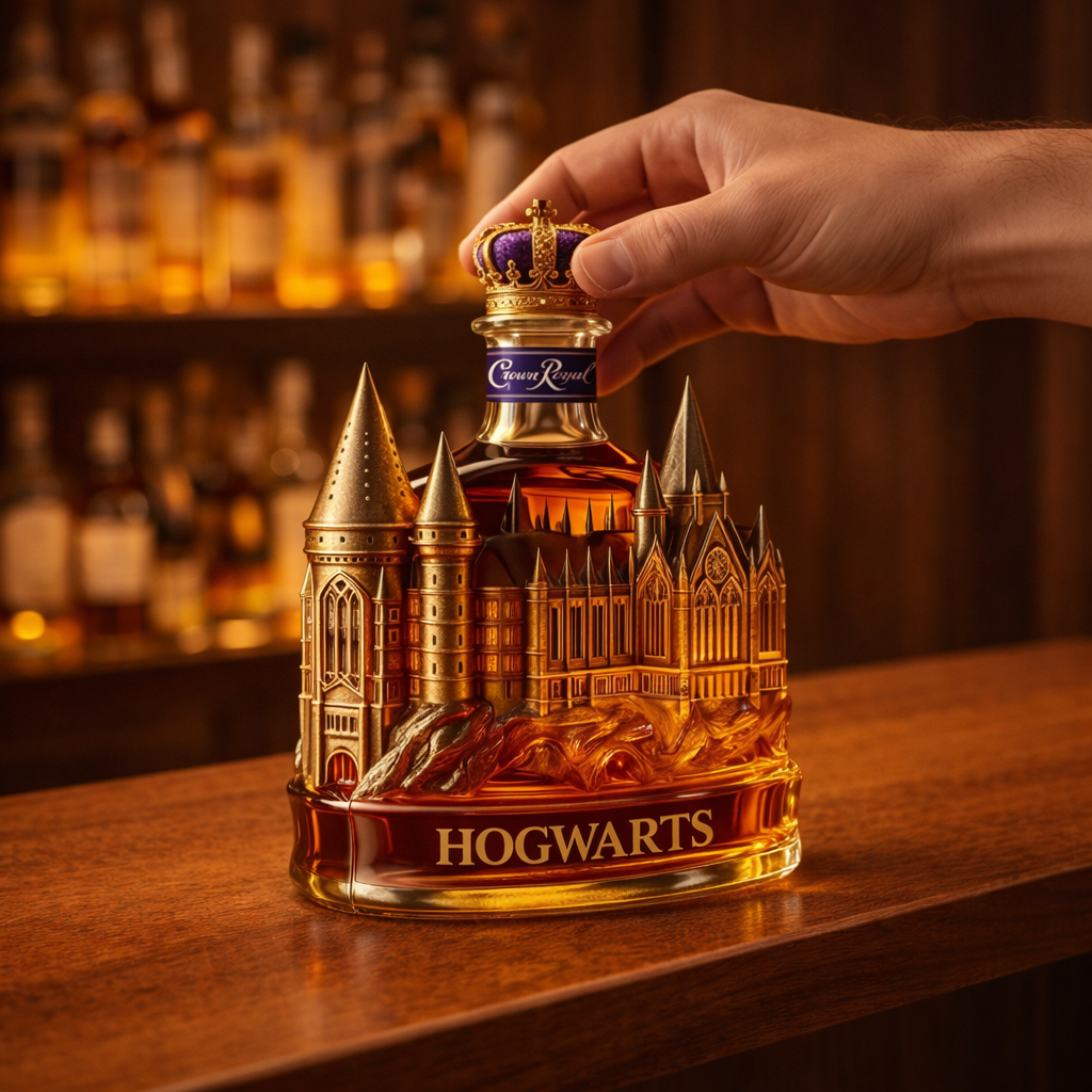 Karafa na whisky - Edice hradu Bradavice