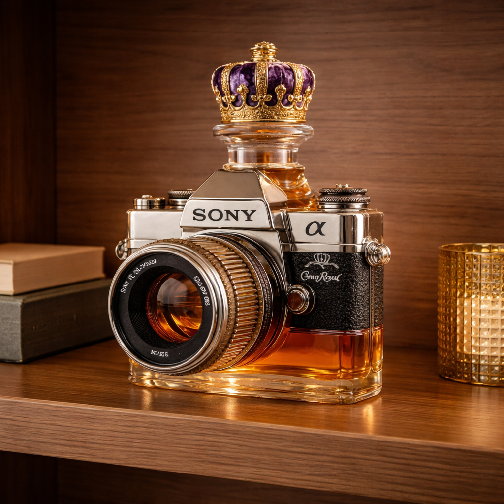 Karafa na whiskey - Edice fotoaparátu