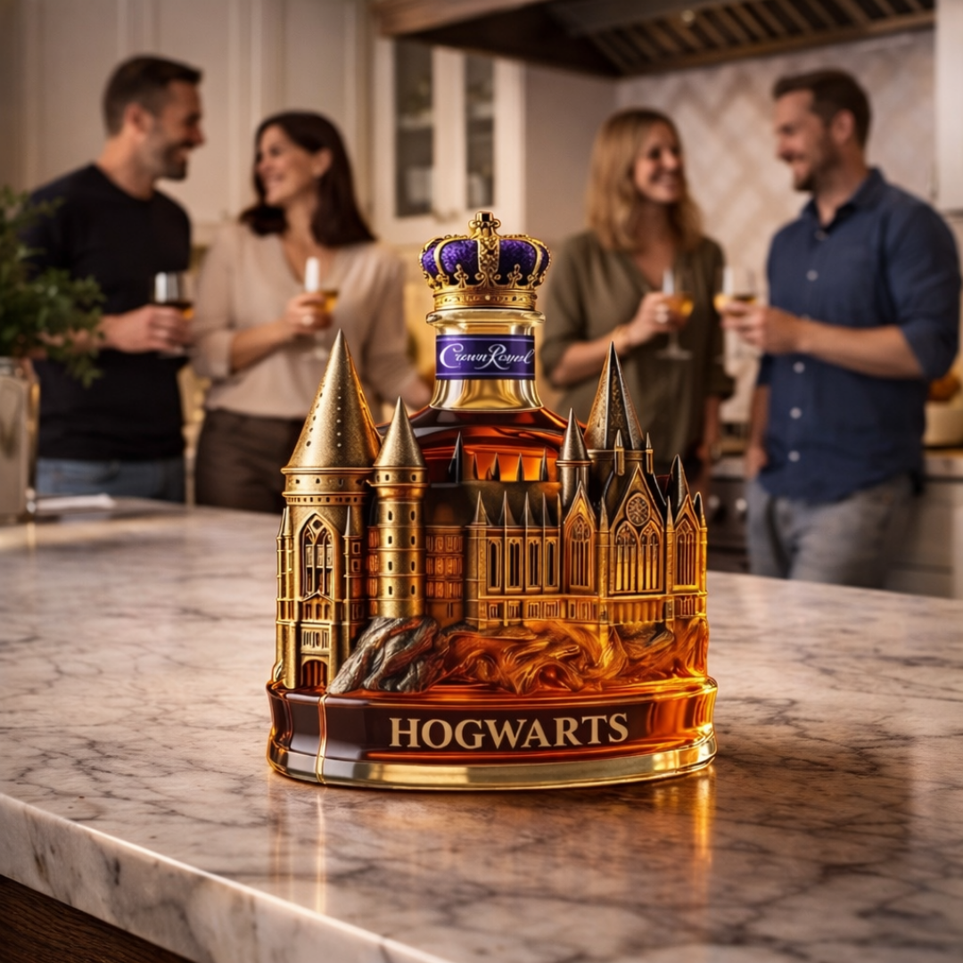 Karafa na whisky - Edice hradu Bradavice