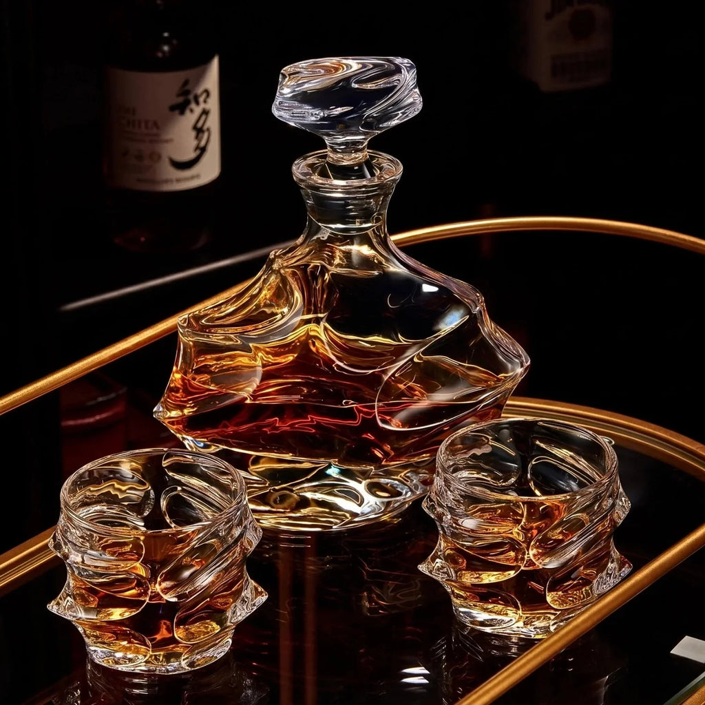 Japonský Křišťálový Whisky Pohár Arashi