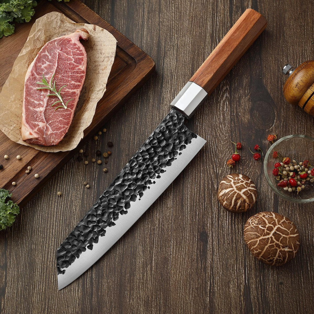 Kiritsuke nůž z nerezové oceli – přesná čepel 34,5 cm