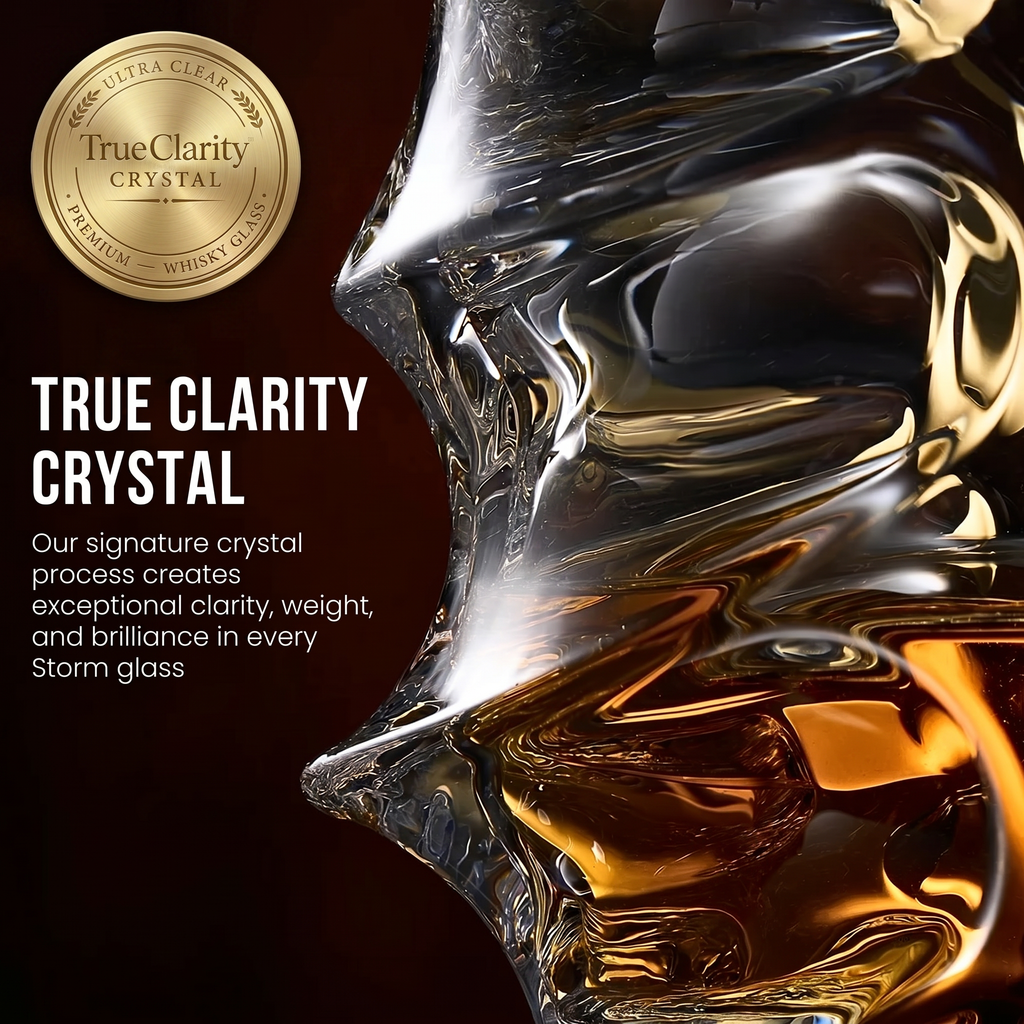 Japonský Křišťálový Whisky Pohár Arashi
