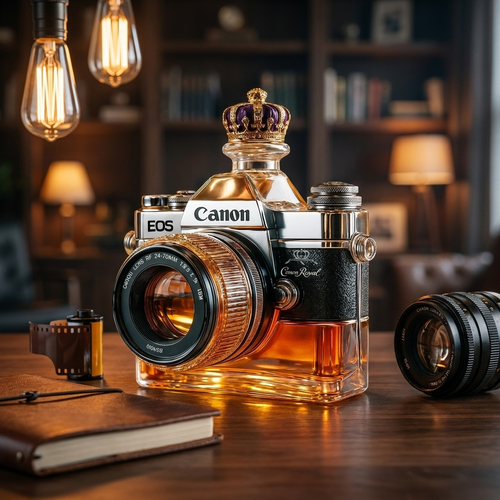 Karafa na whiskey - Edice fotoaparátu
