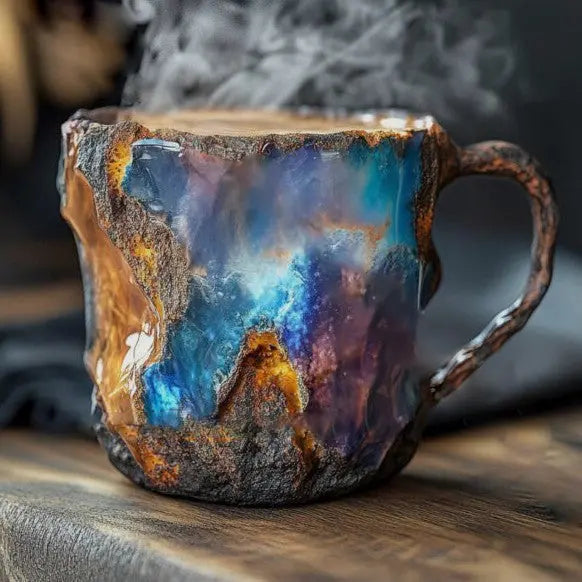 Krystalem infuzovaný minerální hrníček na kávu