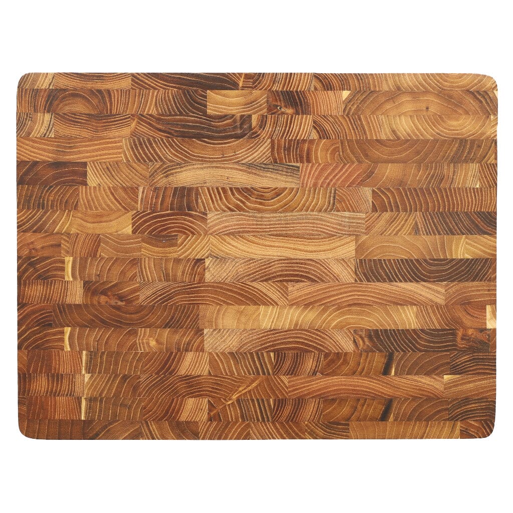 Luxusní prkénko z teakového dřeva – 40 x 30 x 4,5 cm